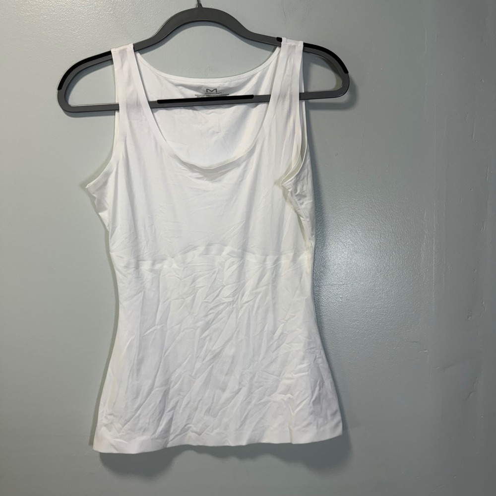 Maidenform Comfort Devotion Camisole Tank Top Shapewear White XL 0223MI